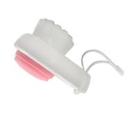Silicone Brosse Nettoyante Visage Double Face pour Hommes | Poils Souples et Côté Texturé, Poignée Ergonomique, Format Compact pour Voyage, Rose