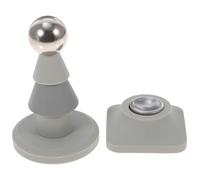 Silicone Butoir de Porte Magnétique Sécurité et Métal, au Sol | Fixation sans Perçage, Forte Capacité Portante et Installation Facile, Résistant à L’usure, Usage Intérieur
