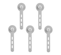 Silicone Cable Ties, 5 Piece Reusable Organizer, 12x15x3cm Anti Knotting Wire Fastener, Portable Cord Management Strap for Phone Charger, Computer Travel Backpack Dorm, Road Trip Small Space