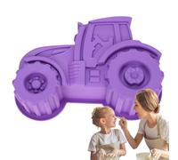 Silicone Cake Mold, Tractor Baking Pan, 9 Inches 3D Dessert Mold with Detailed Pattern, Food Grade Silicone Baking Tool with Non Stick, Kitchen Bakeware Easy Release