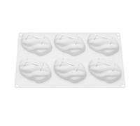 Silicone Cake Molds - Cake Molds For Baking | 3D Nut Shape Dessert Tray, 6 Cavity Chocolate Mold For Cafe Restaurant Bakery Pastry Baking Kitchen Home