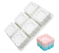 Silicone Cake Molds, Cute Shaped Pastry Dessert Baking Molds, 6-Cavity Nonstick Easy Release For Mousse Chocolate Pudding Jelly Home Bakery Beginner Adults