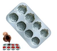 Silicone Cake Molds,Qualité Alimentaire Anti-Adhésif pour Préparations Culinaires,Moules En Silicone Pour Gâteaux Et Pâtisserie - Pour Cupcakes Chocolat Bonbons Dessert Bougie Savon Anniversaire Saint