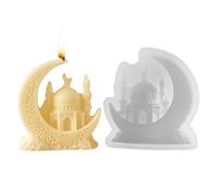 Silicone Candle Mold - 3D Silicone Home Decor | Holiday Candle Mold Perfect for Holiday, Birthday Party, Offices, Home, Room School, Dormitory or Soap Baking Chocolate, 3.07x3.27x0.78in