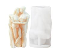 Silicone Candle Molds - Hugging Couple 3D Design, High-Quality Flexible | Material, Creativee Candle Making Accessory, Uniquee Couple Design | Perfect for Homemade Soap Clay Craft Plaster, Artistic D