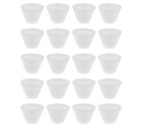 Silicone Capuchon Anti Poussière Rose 20 Pièces | Salon et Limage des Ongles, Protège les Embouts, Style Chic Moderne, Aide à Limiter les Poussières