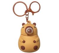 Silicone capybara sac charme de trousseau porte-clés compresser pour souffler des bulles accessoires de voiture pour femmes hommes