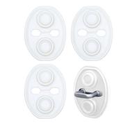 Silicone Car Door Lock Cover - Multifunctional Buckle Protector, Cushioning Shock Absorbing Design With Strong Stability | Practical Exterior Vehicle Accessory For Sedan Cars Door Guard Protection