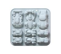 Silicone Car Mold - Easy Release 9 Cavity Non Stick Miniature Car Silicone Molds, Flexible Craft Casting Molds, DIY Resin Clay Soap Candle Chocolate Mold for Beginners Professionals Kids Crafting Use