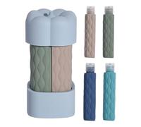 Silicone Cartridge Bottle Set - 2.52x5.39in Travel Bottle Cartridge | Portable Shampoo Empty Bottles | Silicone Travel Bottles Refillable Containers | 4-In-1 Spillproof Silicône Travelling Bôttles