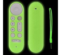 Silicone Case Compatible With Google Tv Streamer 4K Tv 2024 Remote Control, Soft Rubber Protective Cover, Shockproof ¿ Green