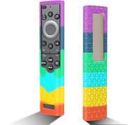 Silicone Case Cover For Samsung Remote Controller Bn59-01385 Bn59-01386 Series Bn59-01391A Protective Case For Samsung Tv 2022 Solar Remote (Rainbow)