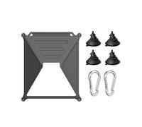 Silicone Case Cover for Starlink Dish Waterproof Drop-Proof with Suction Cup Mount Kit Dustproof Accessories