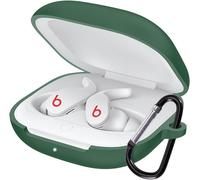 Silicone Case for Bluetooth Earbuds for Beats Fit Pro Case, Shockproof Carrying Case Compatible with Beats Fit Pro Bluetooth Earphone.Dark Green
