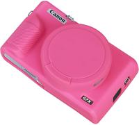 Silicone Case for Digital Camera Canon PowerShot G7 x Mark III Soft Case for Camera G7 x Mark III Rubber Case Mark III with Cover,Pink-red,Shopping Bag