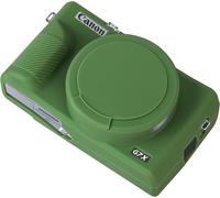 Silicone Case for Digital Camera Canon PowerShot G7 x Mark III Soft Case for Camera G7 x Mark III Rubber Case Mark III with Cover,Green,Shopping Bag
