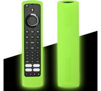 Silicone Case for JVC/Bush/Toshiba/Xiaomi/Fire TV Voice Remote Control, Protective Case for JVC Remote Control, Non-Slip, Anti-Shock, Washable (Bright Green)