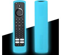 Silicone Case For Jvc/Bush/Toshiba/Xiaomi/Fire Tv Voice Remote Control, Protective Case For Jvc Remote Control, Non-Slip, Anti-Shock, Washable (Bright Blue)