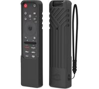 Silicone Case For Lg Mr25Ga Magic Remote (Oled Series C5 B5 G5 M5 M5) Shockproof Anti-Slip Custom Protective Cover With Handle For Lg Smart Tv Remote (Black)
