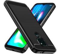 Silicone Case For Motorola Moto G9 Play/Moto E7 Plus, [Military Shockproof Protection] Protective Case, Slim Soft Tpu Anti-Scratch Back Bumper Cover, Black