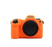 Silicone Case for pour nikon Z6III Anti-Scratch Black Silicone(Orange Red)