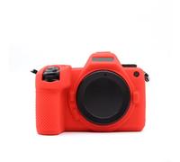 Silicone Case for pour nikon Z6III Anti-Scratch Black Silicone(Red)