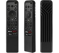 Silicone Case for Sony Bravia XR Remote Control, RMF-TX800P RMF-TX800U RMF-TX800C RMF-TX900U RMF-TX900C, Protective Case for Sony, Non-Slip, Anti-Shock, Washable (Black)