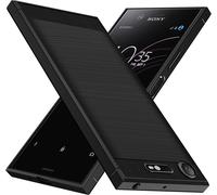 Silicone Case For Sony Xperia Xz1, [Military Shockproof Protection] Protective Case, Slim Soft Tpu Anti-Scratch Back Bumper Cover, Black