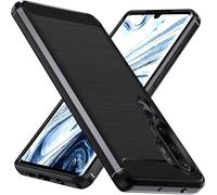 Silicone Case For Xiaomi Mi Note 10 / Xiaomi Mi Note 10 Pro, [Military Shockproof Protection] Protective Case, Slim Soft Tpu Anti-Scratch Back Bumper Cover, Black