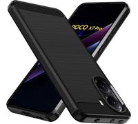 Silicone Case For Xiaomi Poco X7 Pro 5g, [Military Shockproof Protection] Protective Case, Slim Soft Tpu Anti-Scratch Back Bumper Cover, Black