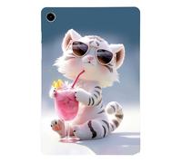 Silicone Case Housse Etui Cover Protection pour iPad Mini 6 Tablette Coque Étui avec Un Design Charmant,Adorable Petit Tigre