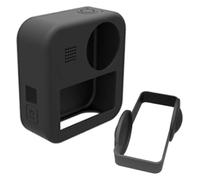 Silicone Case MAX 360,Soft Housing Cover,Dual Lens Cap,Wrist Strap