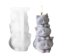Silicone Cat Candle Shape - 3D Resin Mold, Animal Fondant Craft Shape