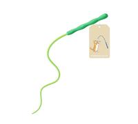 Silicone Cat Teaser Toy, Soft Interactive Kitten Game, Waterproof Play Stick with Attachment, Pet Entertainment Device, Cat Mental Stimulation Tool with Colorful Design, Exercise Accessory for