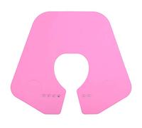 Silicone cheveux châle coupe de cheveux cou bouclier barbier coiffure Cape coupe de cheveux collier de coiffure professionnel coupe de cheveux guide de tampon, 19,7 x 16,9 pouces(20*20*4cm-Rose)