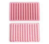 Silicone Chocolate Fry Mold, 2 Pieces 12-Cavity Ice Cube Tray For Baking