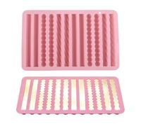 Silicone Chocolate Fry Mold - 2 Pieces 12-Cavity Non-Stick Ice Mould