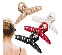Silicone Claw Clip - 5.12x1.89x1.97 Inches, Strong Hold Hairpins for Secure Styling, Portable Design with Comfortable Grip, Fashion Accessories for School Travel Wedding Ladies College Fitness Gym