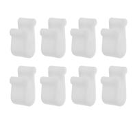 Silicone Clips de Protection 8 Pièces pour Couvercle de Four | Antidérapants, Usage Polyvalent, Protection Complète, Rangement Pratique à Maison, pour Couvercles en Fonte