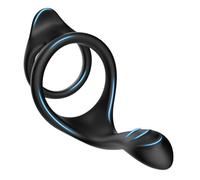 Silicone Cock Ring Set Retard Cock Ring Testicule Anneau Extensible pour Plus Long Harder Stronger Erection Sex Toy pour Hommes Extrêmement Augmentation de la Puissance KCZ8