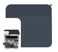 Silicone Coffee Mat - Waterproof Anti Slip Counter Mat, Coffee Tamping Pad, Bar Mats with Spill Protection Surfaces, Flexible Silicone Coffees Pad, Kitchen Counter Protector for Espresso Brewing