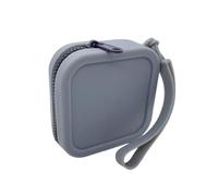 Silicone Coin Purse - Mini portefeuille de changement carré, petit sac de maquillage avec fermeture éclair, compactWallet for Credit Cards, Keys, Lipstick, Portable Travel Accessory, Everyday Use For