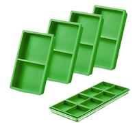 Silicone-conlezer-4 Morceaux De Silicone-congélateur | Pièces De Conservation Empilables Pour La Cuisine, Le Processus, La Cuisson, La Cuisson, La Transformation À Domicile, Les Aliments Internes, Les