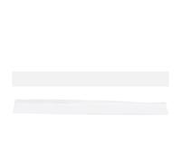 Silicone Cook Topp Gap Cover résistant à la chaleur Épreuves d'huile String Strip pour la cuisine POVE COMPENTABLE ÉPARAGE BLANC 2PCS 53X5.6X1CM