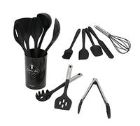 Silicone Cooking Utensils Set 14Pcs | Heat Tolerant & Non - Scratch Kitchen Tools | Complete Utensil Set for Baking/Frying/Stir - Frying | BPA - Excluded, Dishwasher Safe