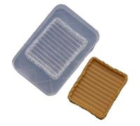 Silicone Crafting Miniature Food and Making Silicone Texture Convient pour divers matériaux Petit plateau à fruits Moule