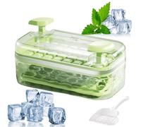 Silicone Cube Tray - Easy Release Freezing Mold, Large s for Chilling, Freezer Cube Maker, Kitchen Fridge Tool with Leak Proof Lid, Ice Making Tool for Freezing Cooling and Preserving