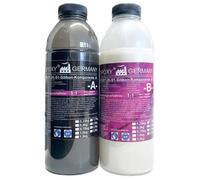 Silicone de duplication souple de qualité supérieure à 2 composants 2500g (2x 1250g) Colle pour Résine