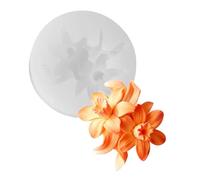 Silicone détaillé pour décorations de fleurs en, projets de savon artisanal, moule artisanal
