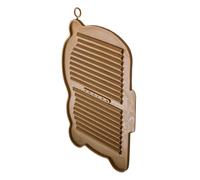 Silicone Dish Mat, Countertop Pads, Heat Proof Non Slip Flexible Large Size Easy Cleaning Lightweight Portable Compact, Pot Holder Mat For Pan Kitchen Home, 13.78x10.04Inches, Green, Dark Coffee